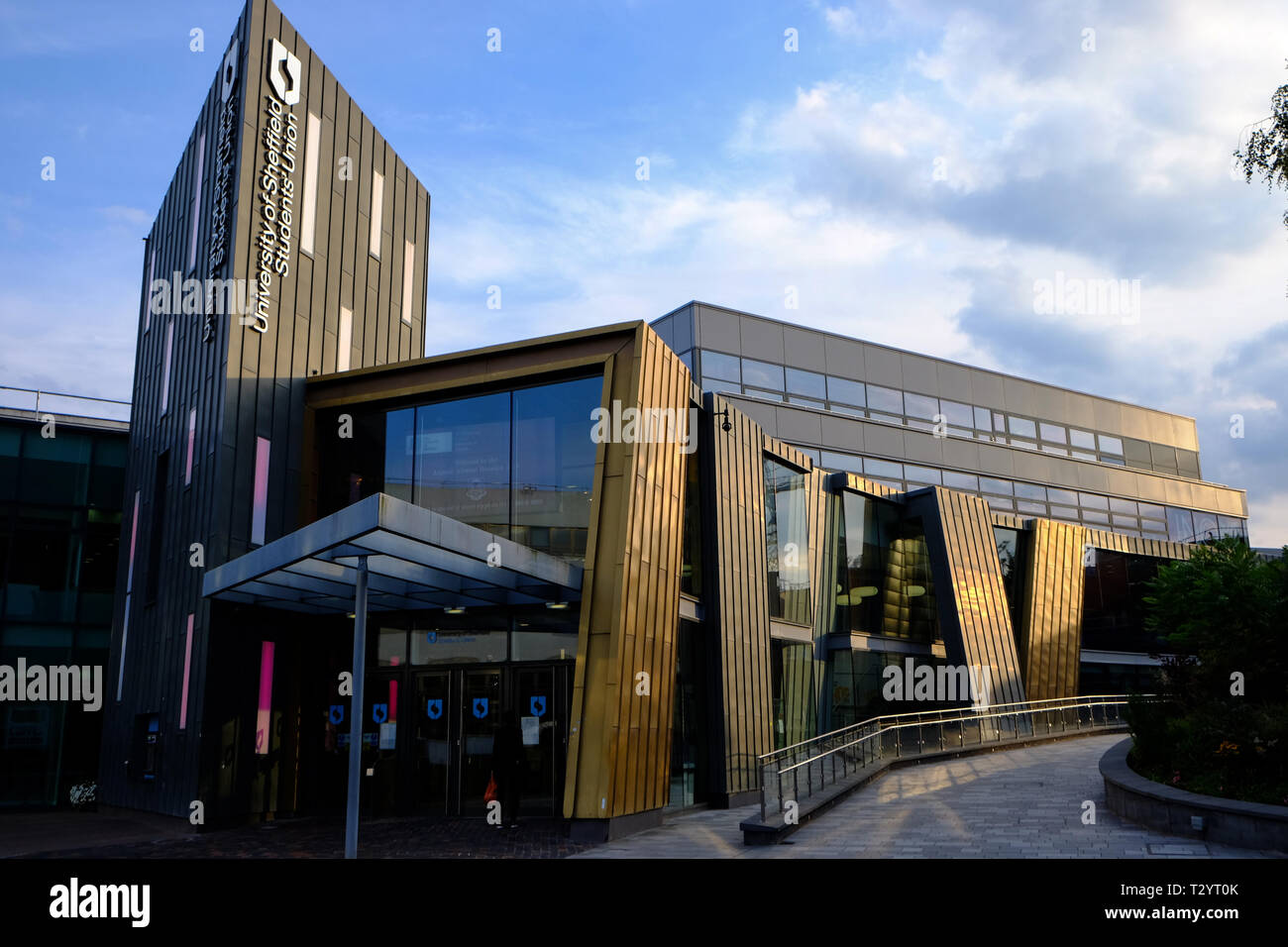 Students' Union building, University of Sheffield Stock Photo