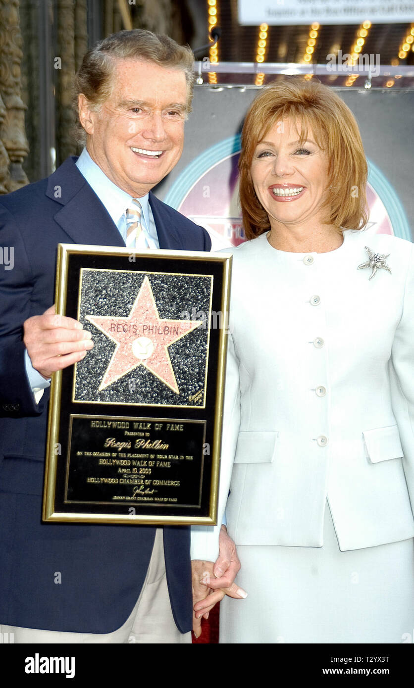 Regis Philbin & Joy Philbin at the Regis Philbin Hollywood Walk Of Fame