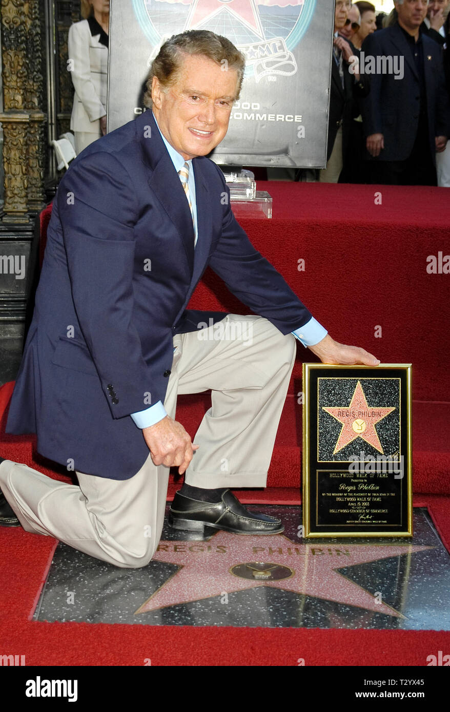 Regis Philbin at the Regis Philbin Hollywood Walk Of Fame Star Ceremony