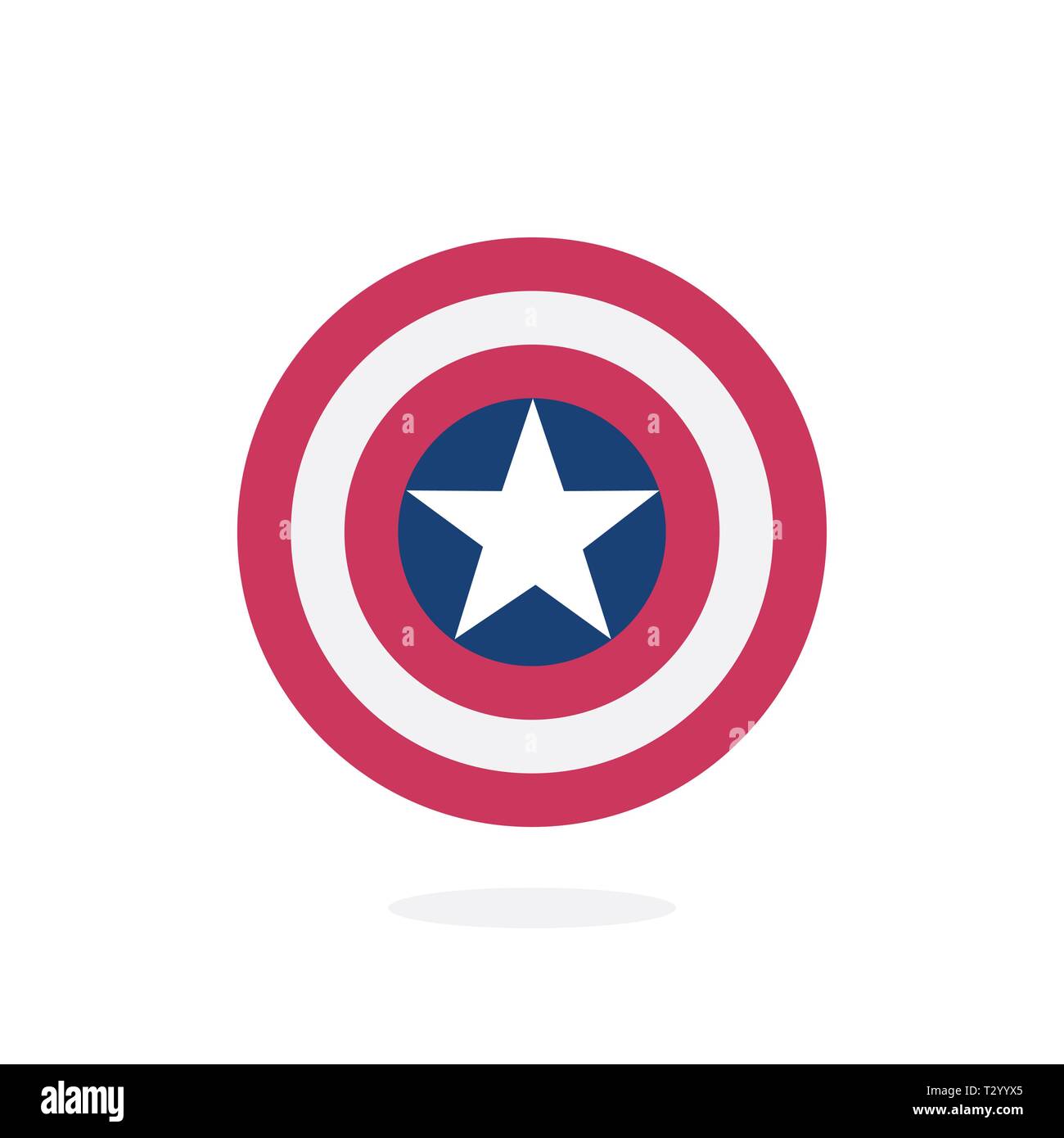 Shield with a star, superhero shield on white background Stock Vector Image  & Art - Alamy