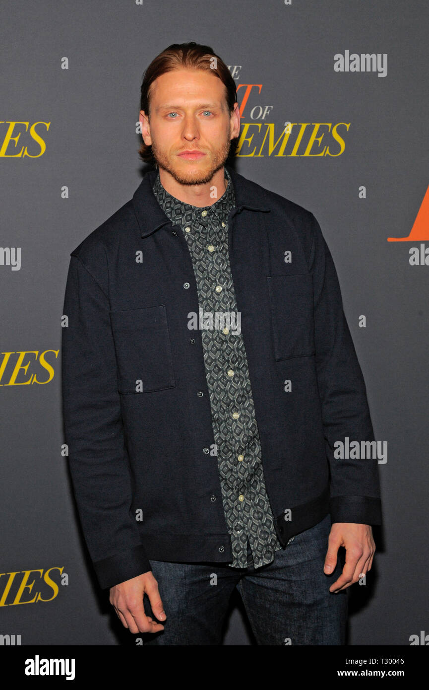 NEW YORK, NY - APRIL 04: Nicholas Logan attends &lsquo;The Best Of Enemies