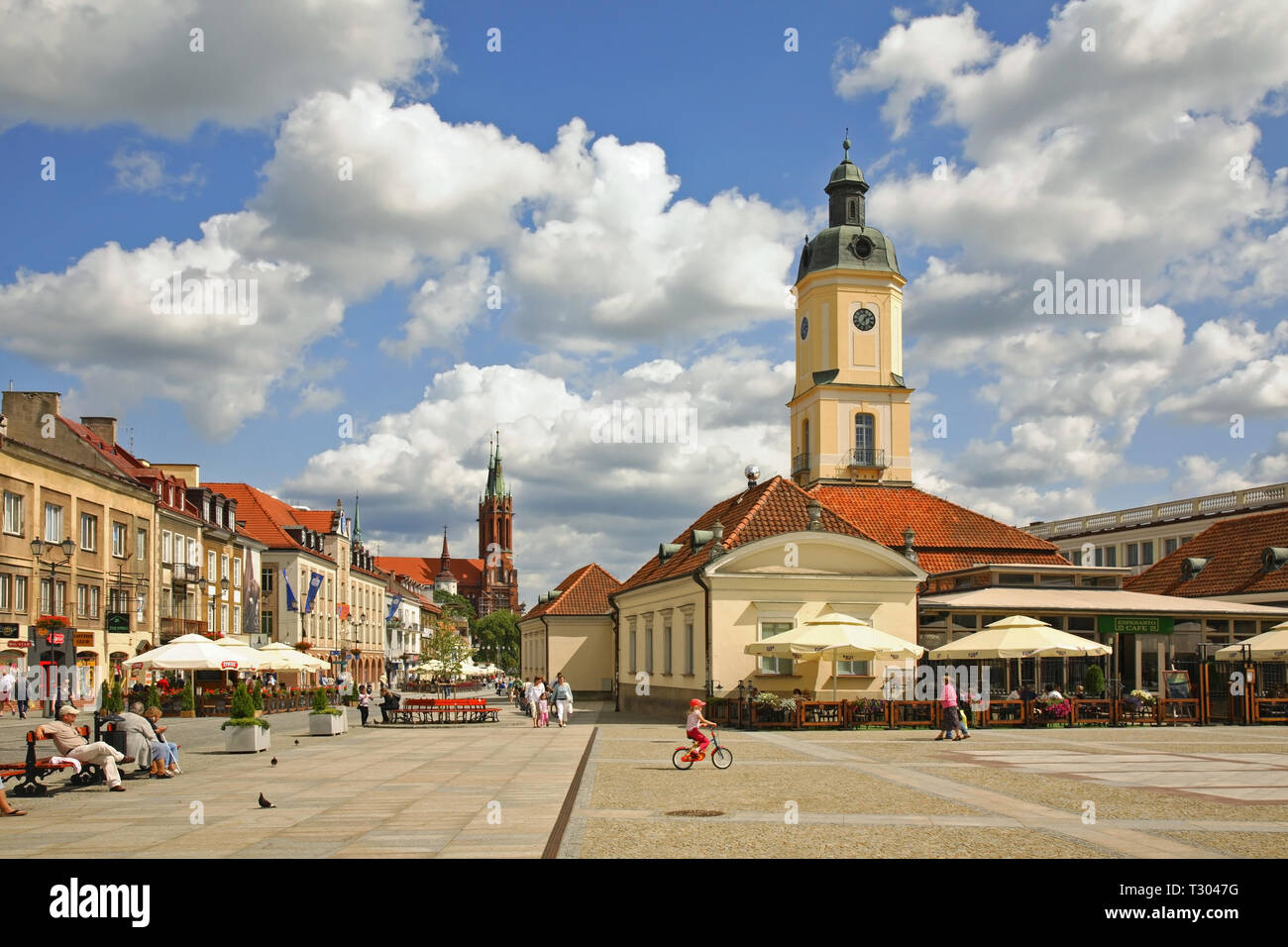 Townhouse at Kosciuszko Market Square in Bialystok. Poland Stock Photo -  Alamy