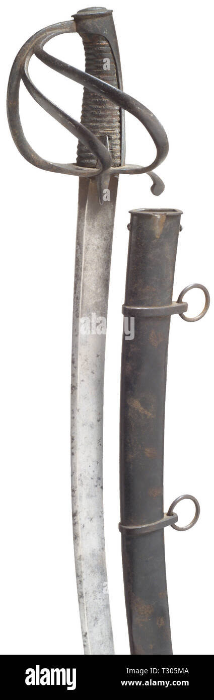 Early Backsword weapons, swords, backsword, sabre, 19th century, Additional-Rights ...