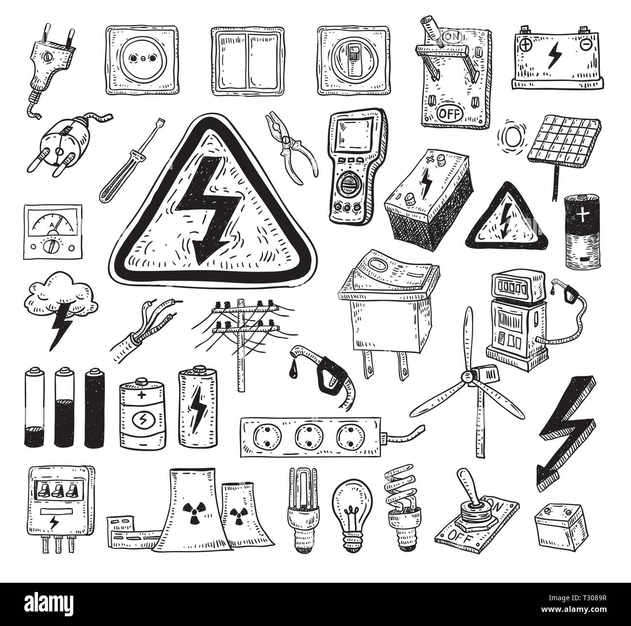 Energy tower light bulb icon hires stock photography and images Alamy