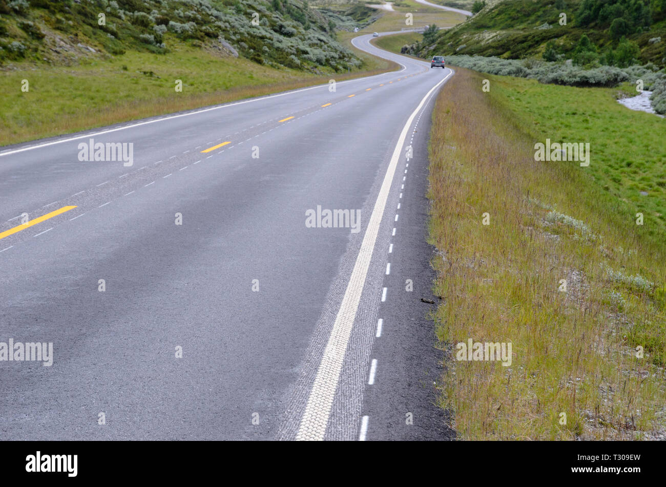 National Tourist Road Rondane Stock Photo