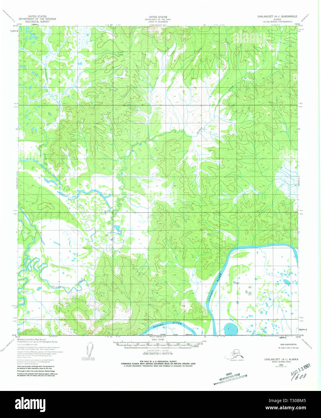 Unalakleet map hires stock photography and images Alamy