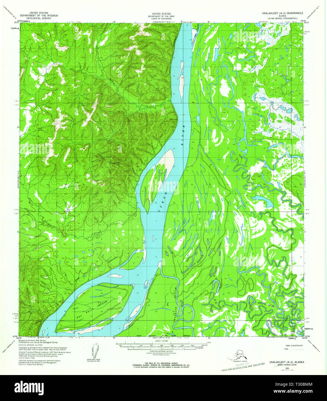 Unalakleet map hires stock photography and images Alamy