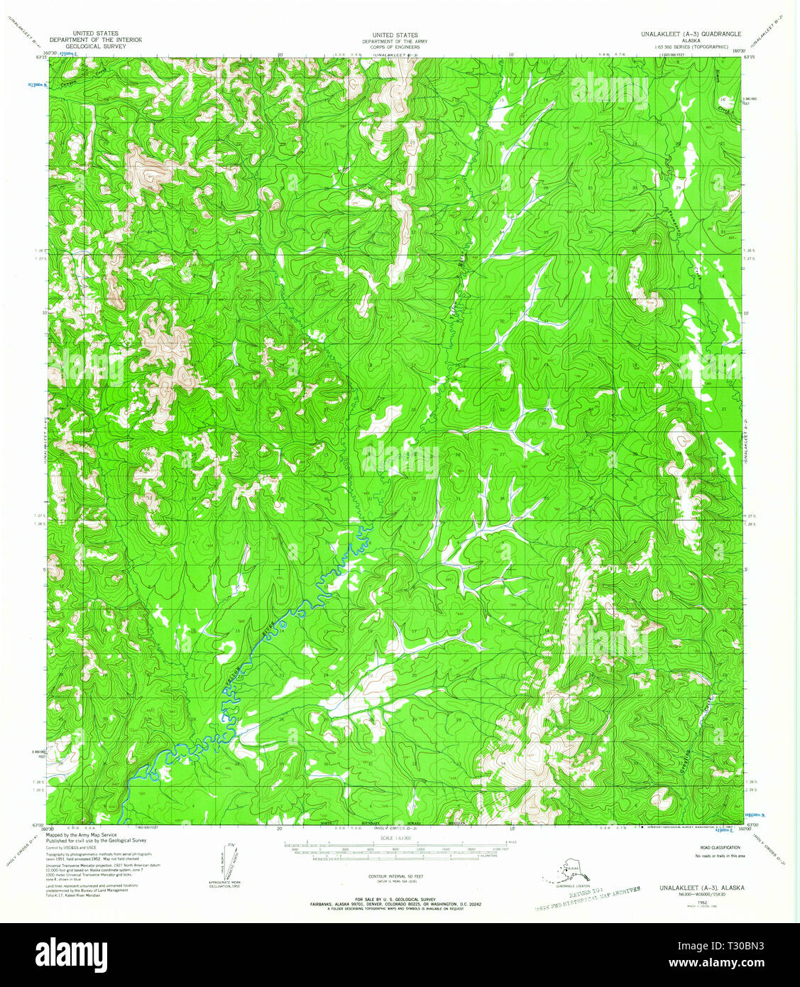 Map of unalakleet hires stock photography and images Alamy