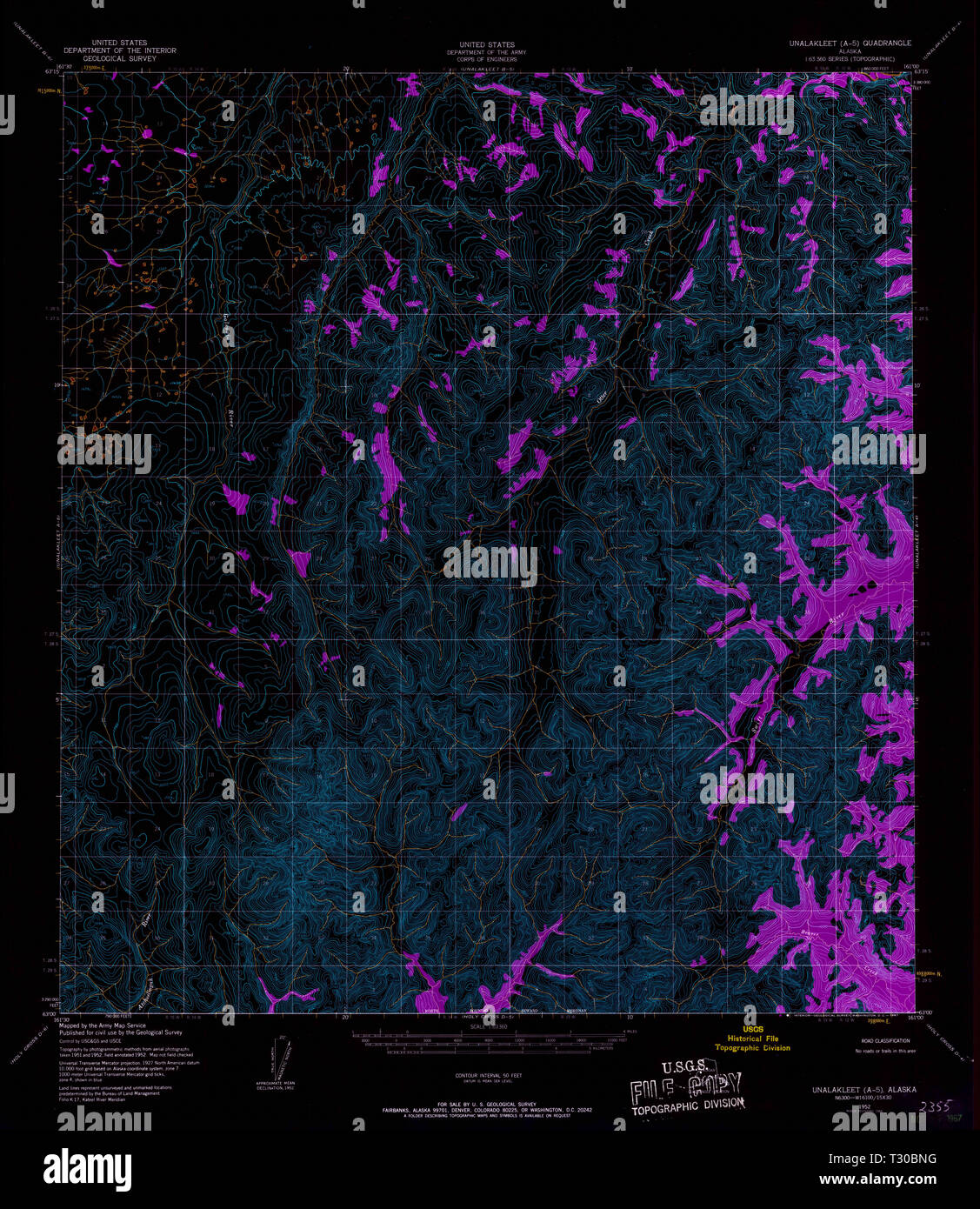 Unalakleet alaska map hires stock photography and images Alamy