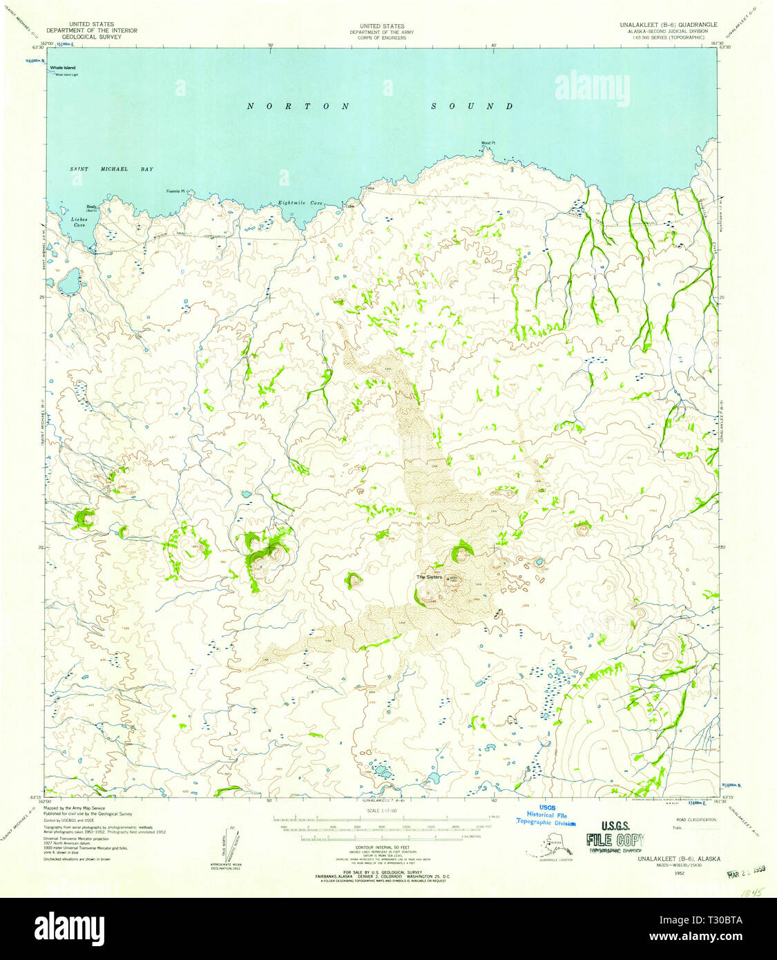 Unalakleet alaska map hires stock photography and images Alamy
