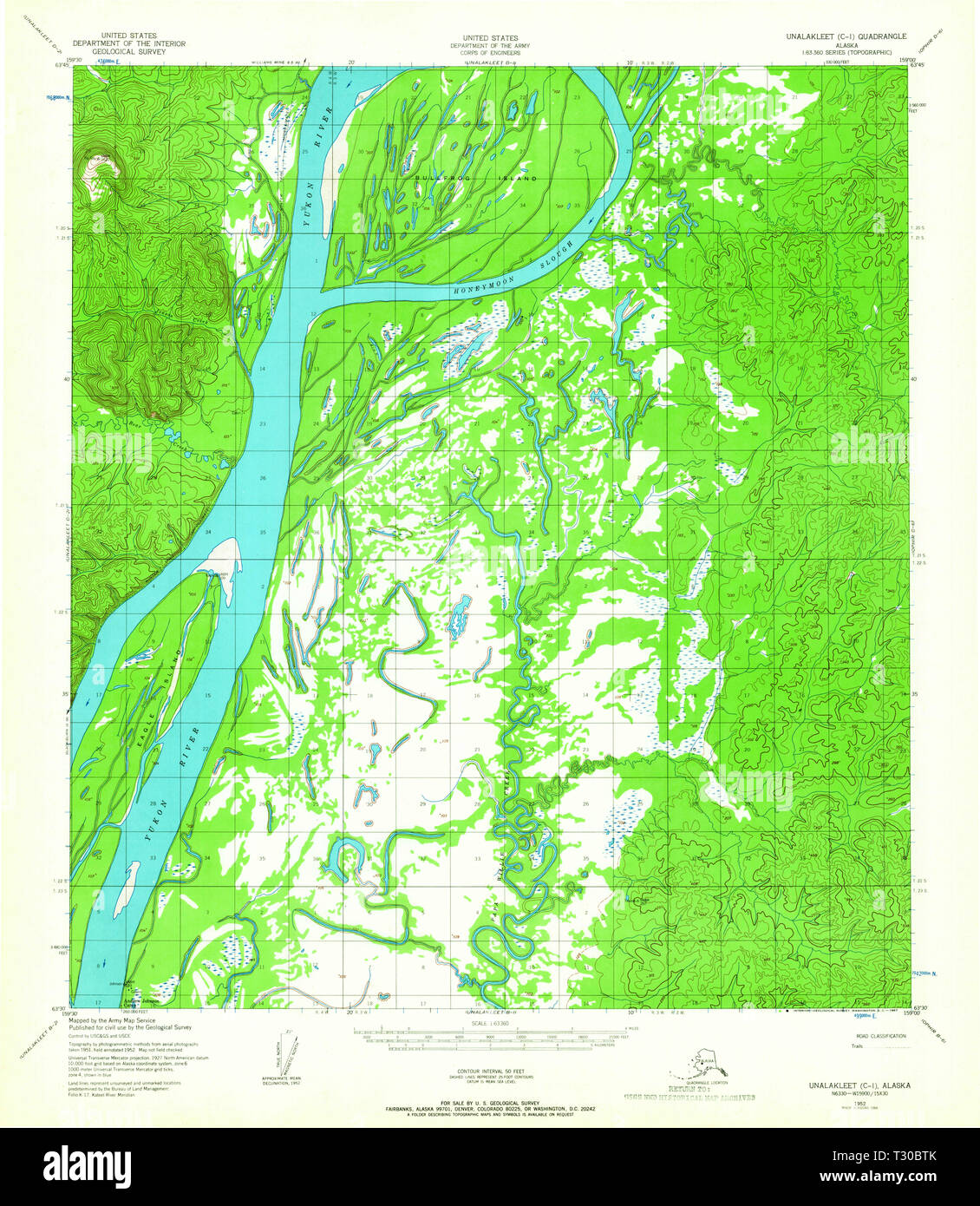 Unalakleet alaska map hires stock photography and images Alamy