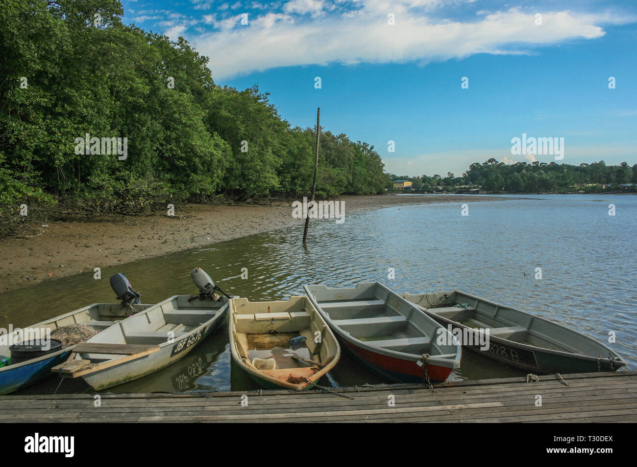 Port Memancing Kampung Sungai Danga, Iskandar Puteri, Johor, Malaysia