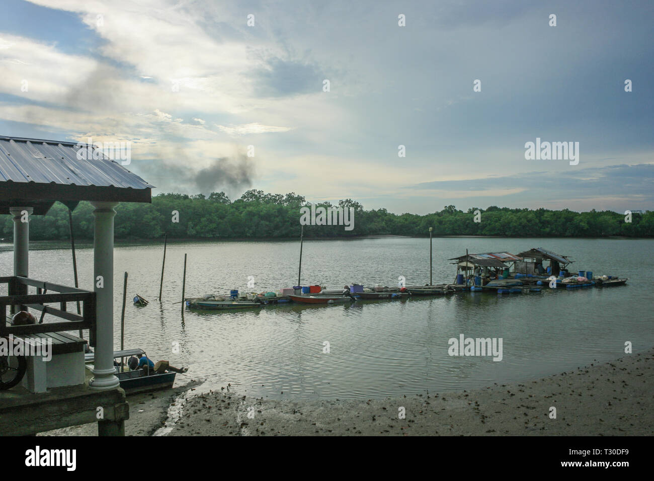 Port Memancing Kampung Sungai Danga, Iskandar Puteri, Johor, Malaysia