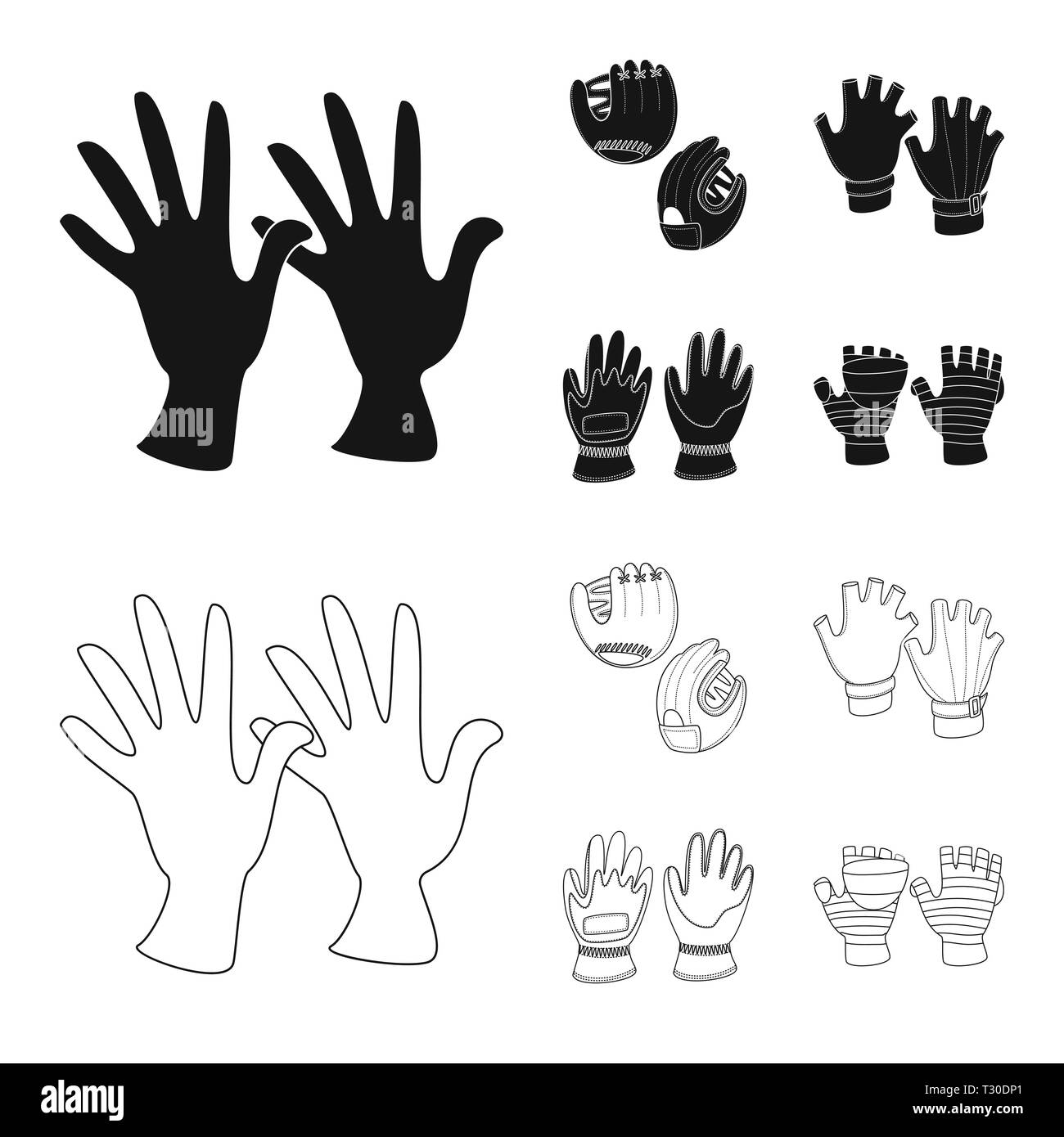Isolated object of silhouette and safety symbol. Set of silhouette and comfort vector icon for stock. Stock Vector