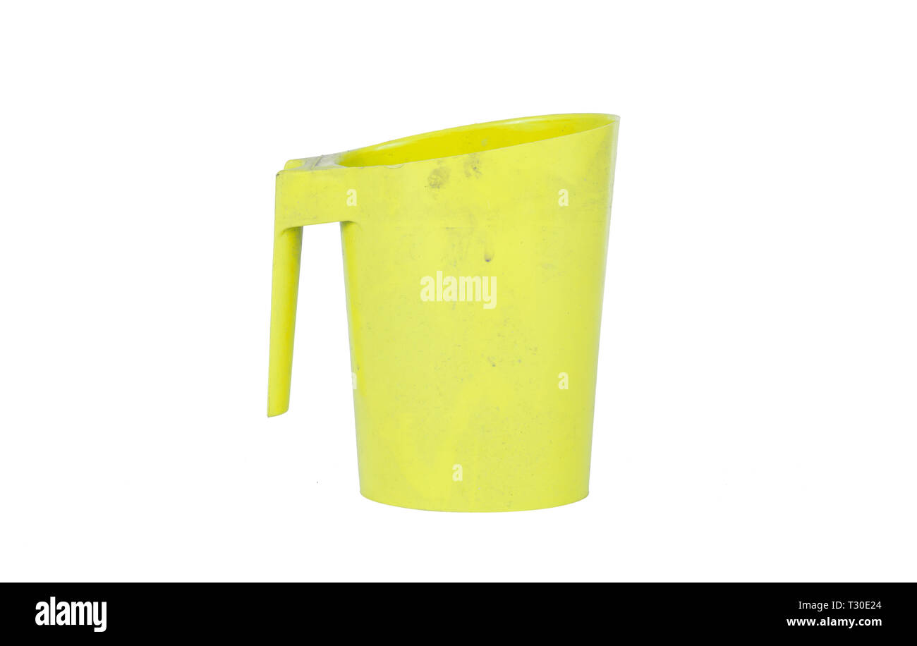 Photo developing equipment - Plastic jug, isolated on white Stock Photo