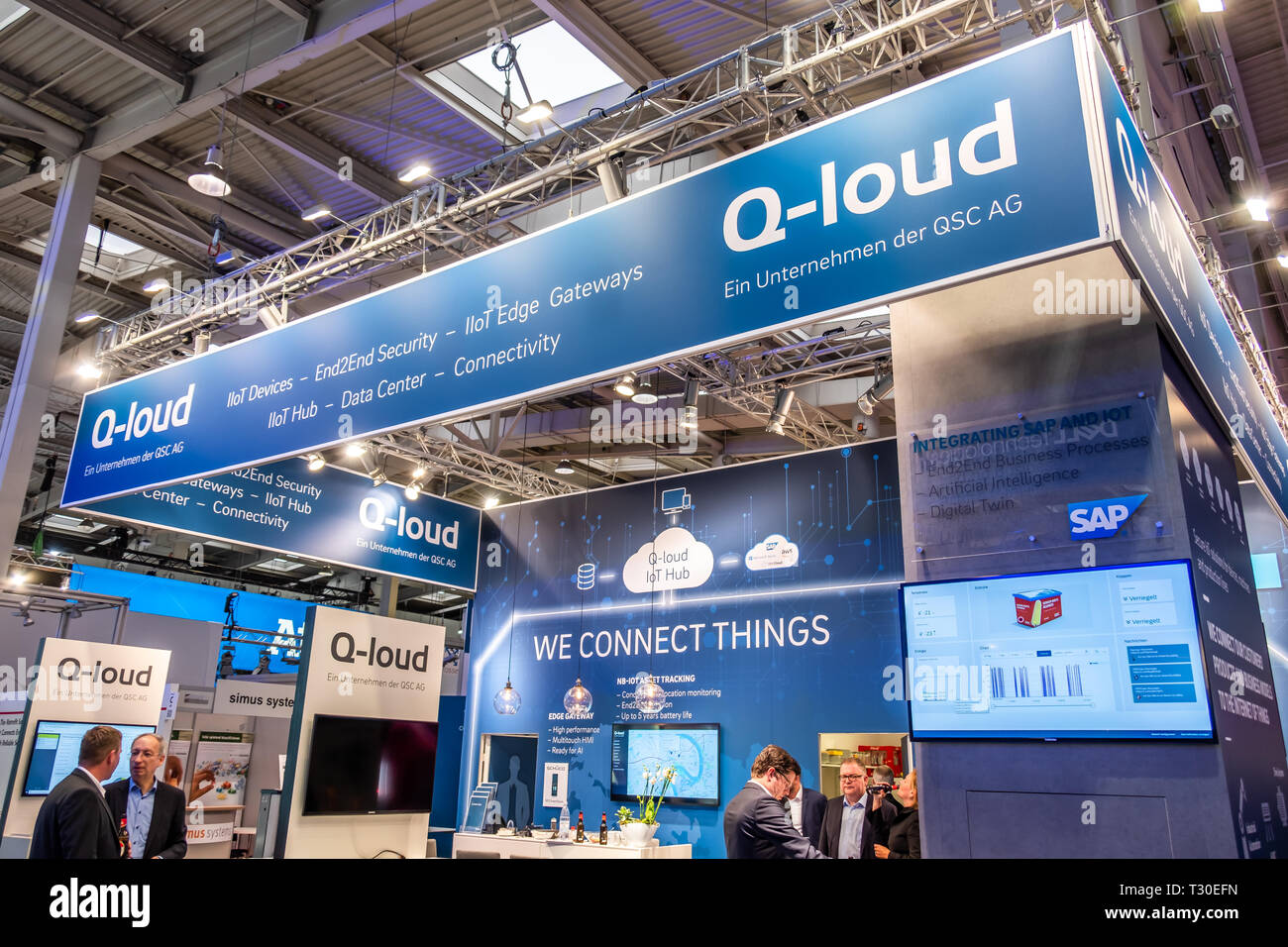 Hannover Germany April 02 2019 Q Loud Is Displaying New