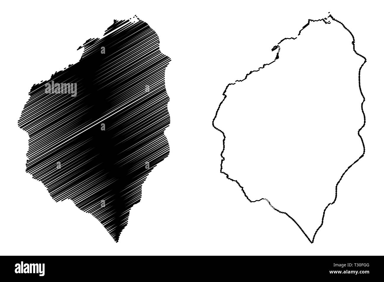 Atlantico Department Colombia - Atlantico Department Colombia Republic Of Colombia Departments Of Colombia Map Vector Illustration Scribble Sketch Department Of Atlantic Map T30FGG 