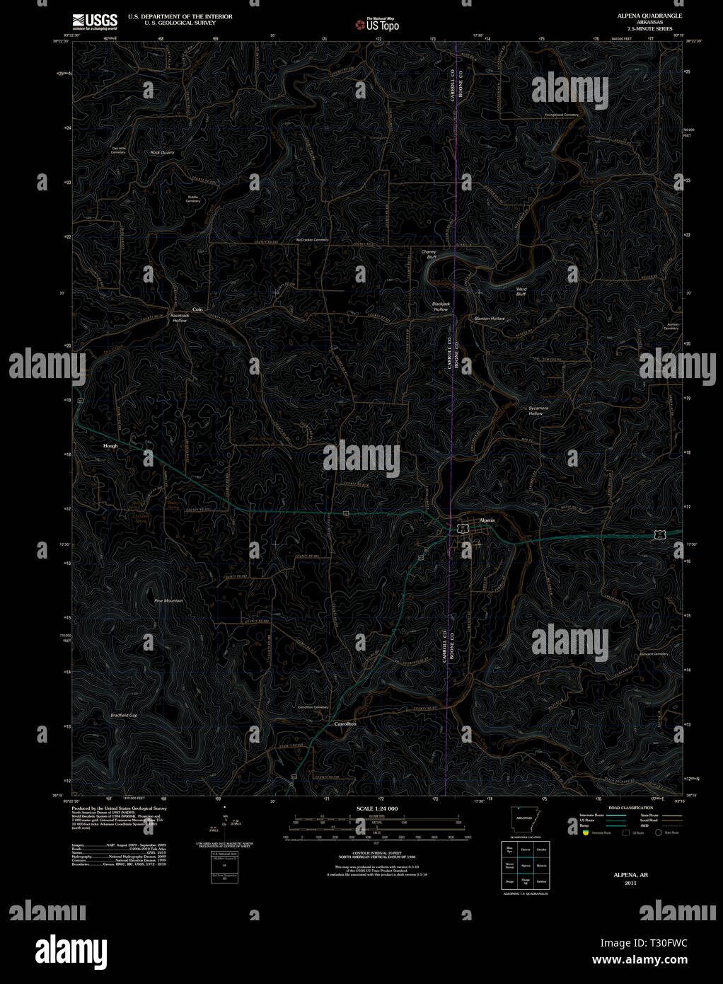 Alpena map hires stock photography and images Alamy
