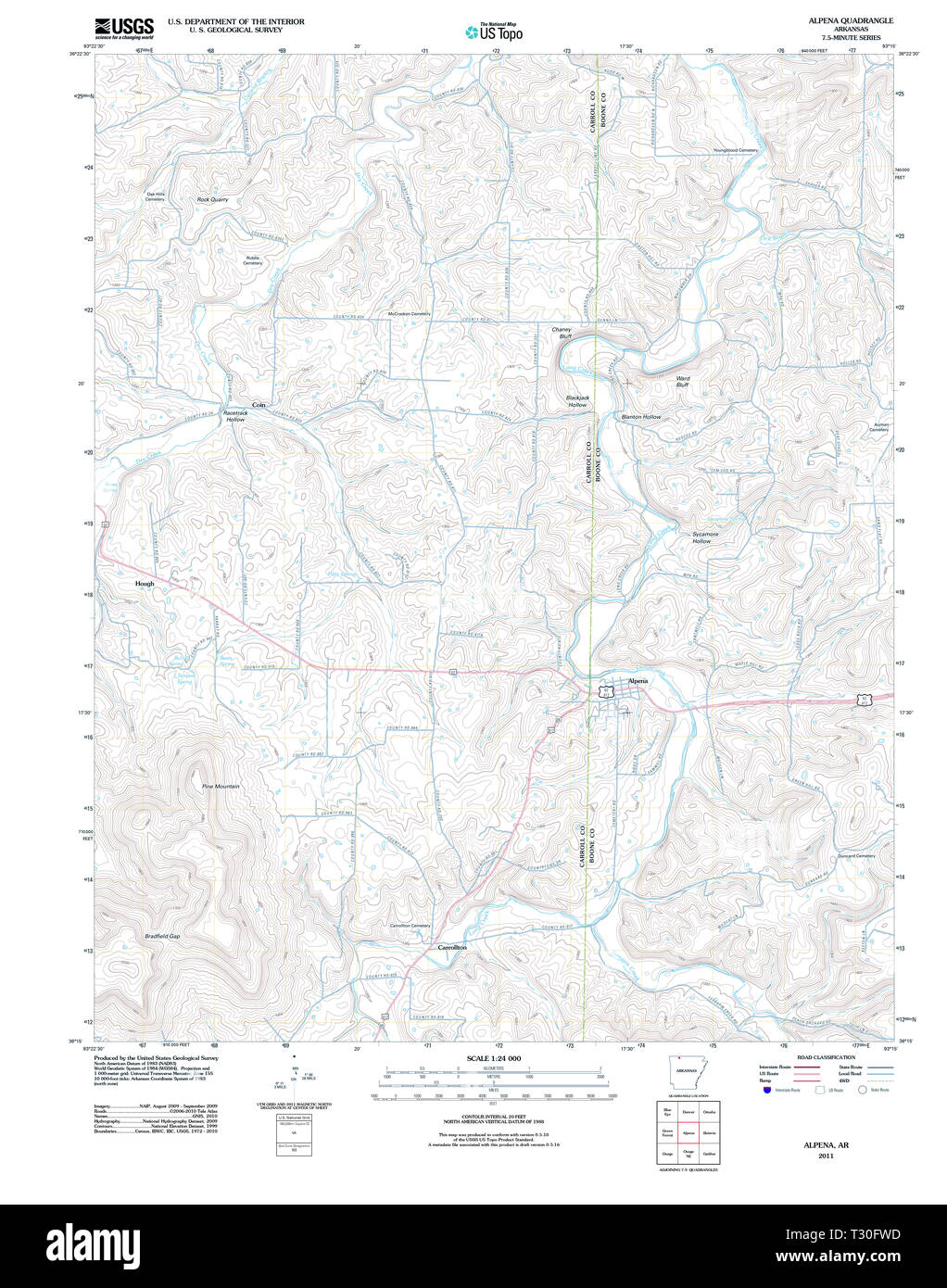 Alpena map hires stock photography and images Alamy