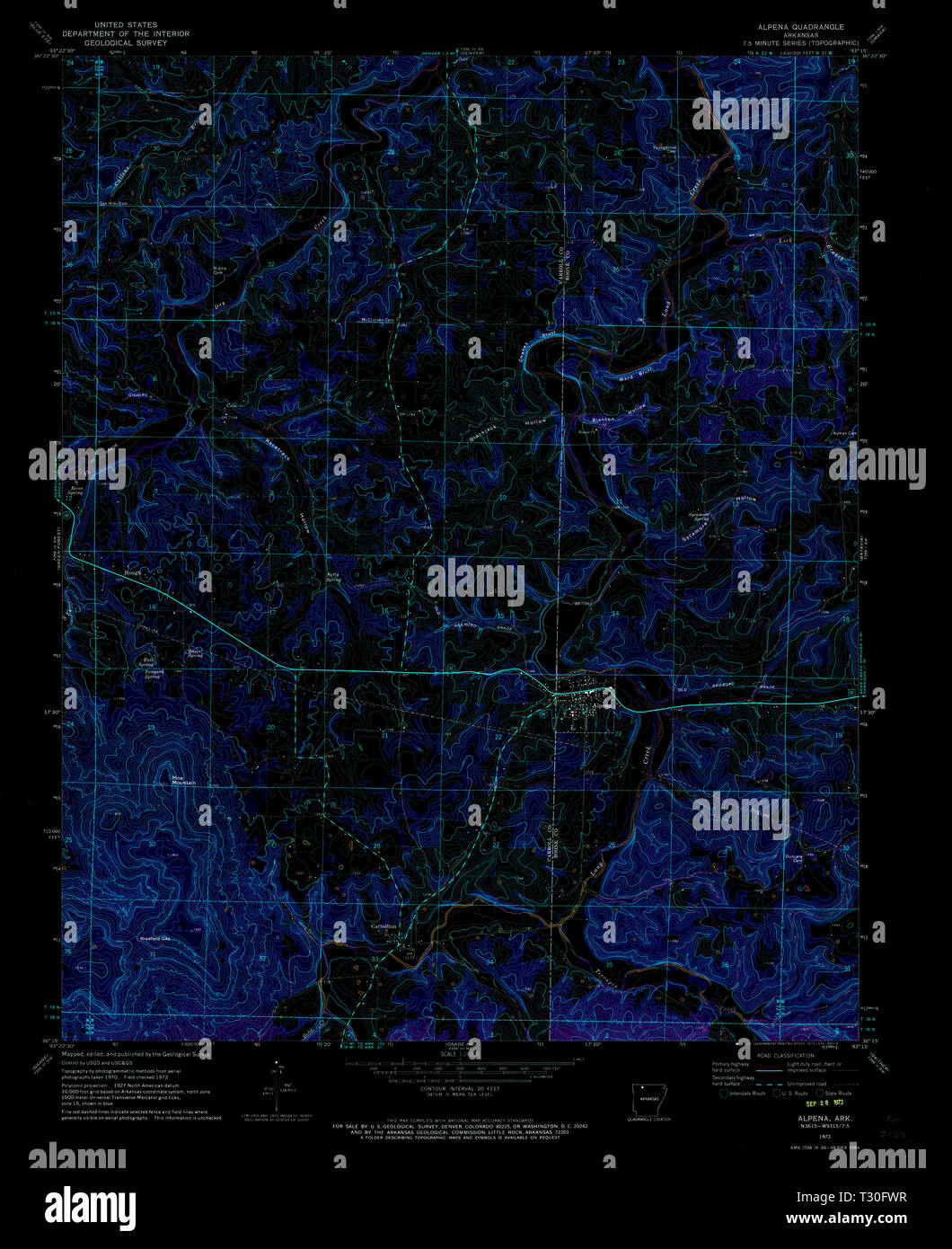 Alpena map hires stock photography and images Alamy