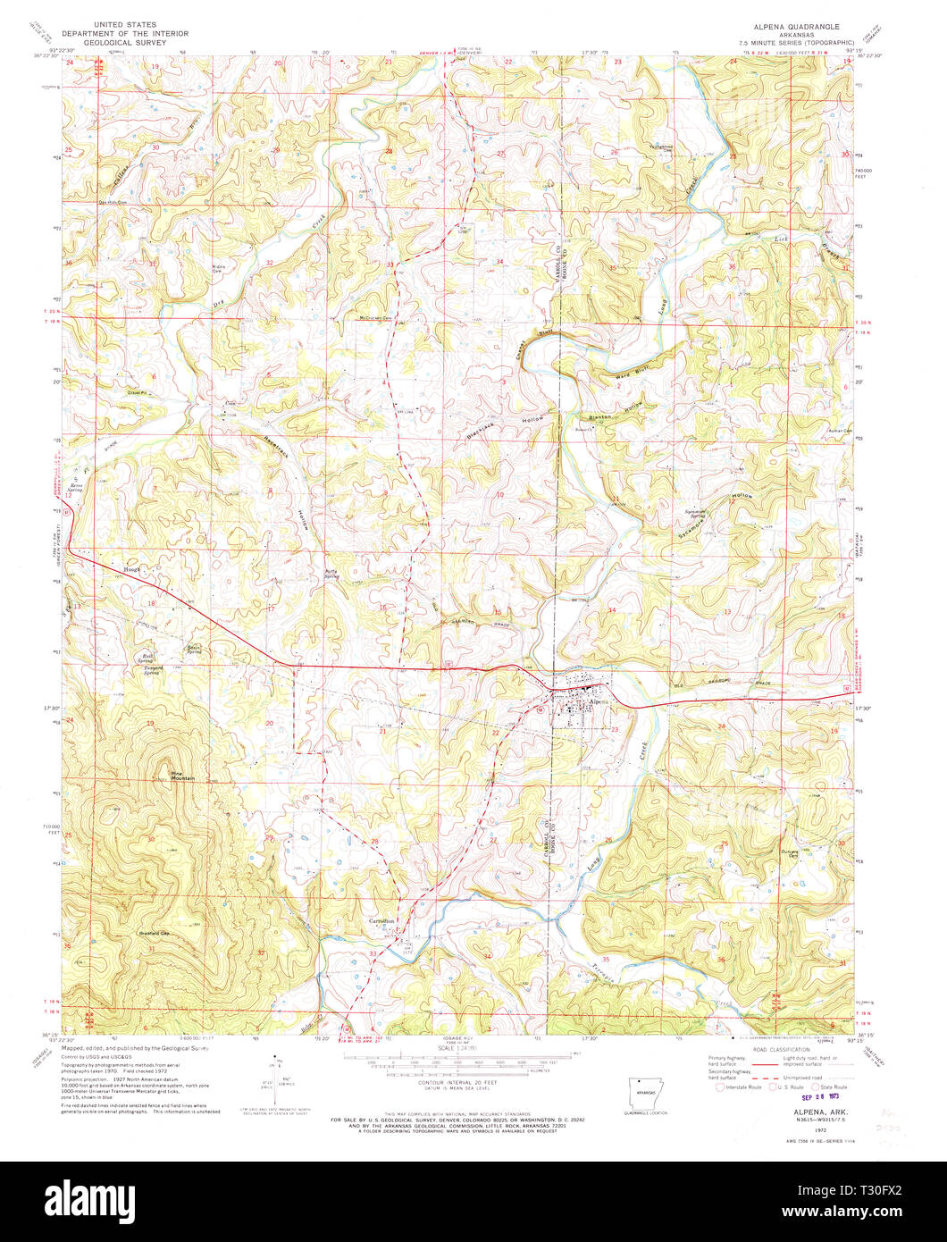 Alpena map Cut Out Stock Images & Pictures Alamy