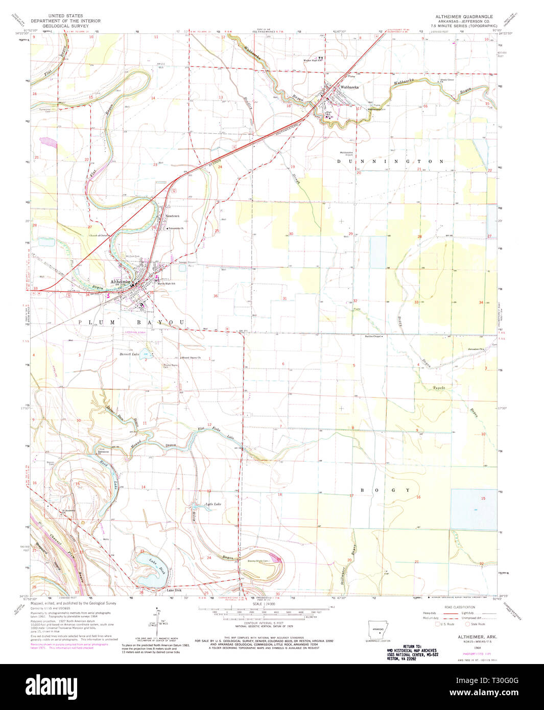 Altheimer arkansas map Cut Out Stock Images & Pictures Alamy