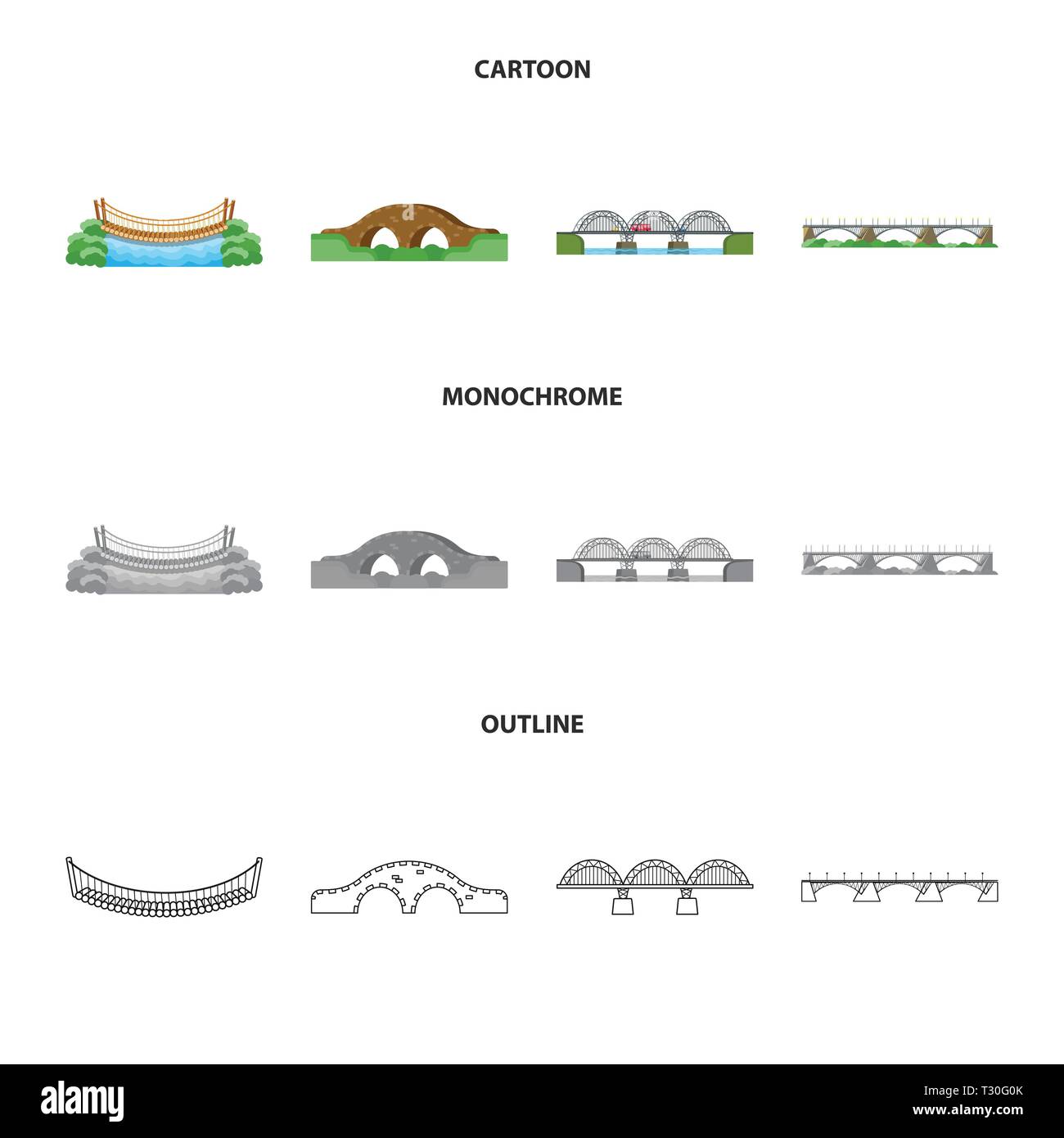 Vector illustration of connection and design sign. Collection of ...