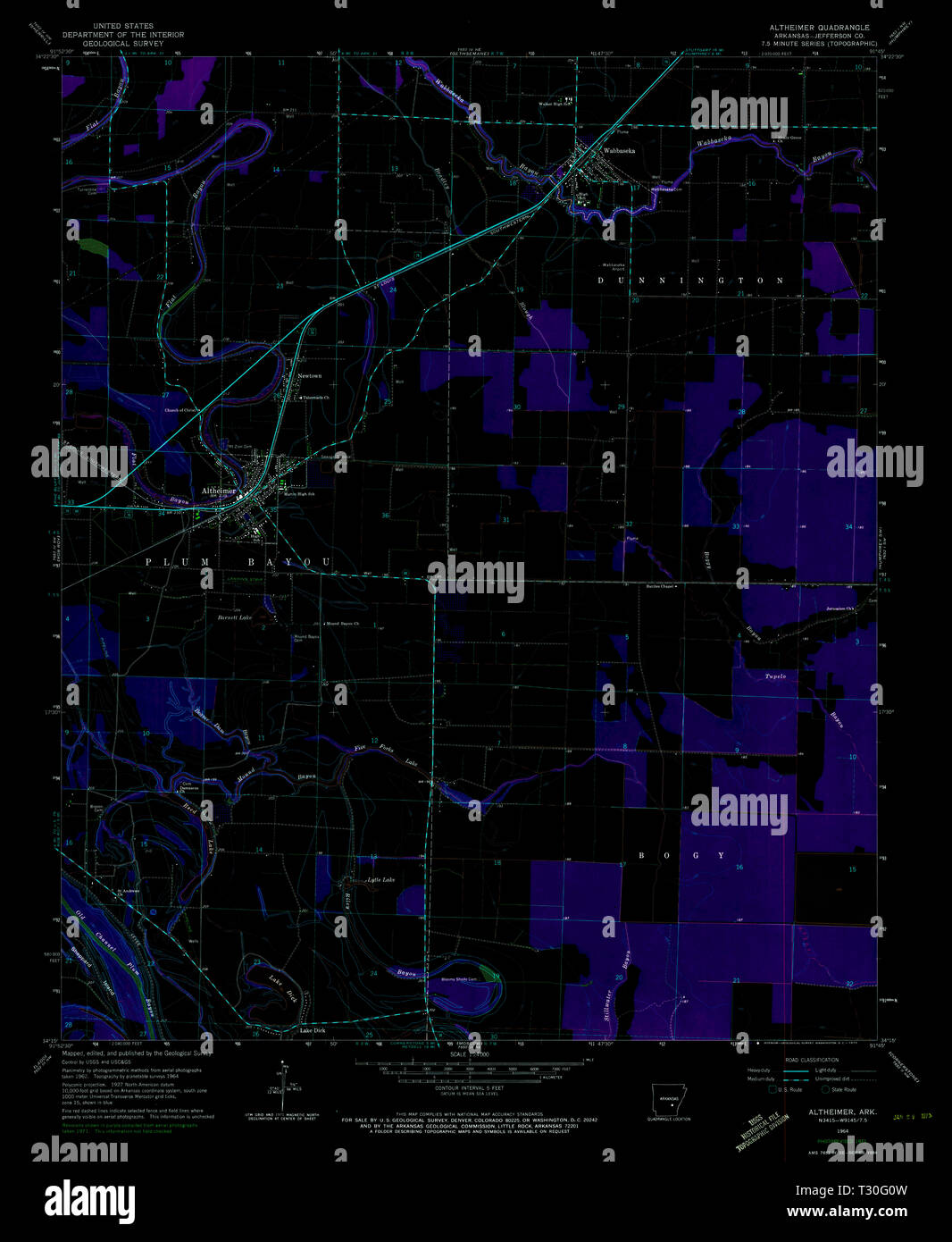 Map of altheimer hires stock photography and images Alamy