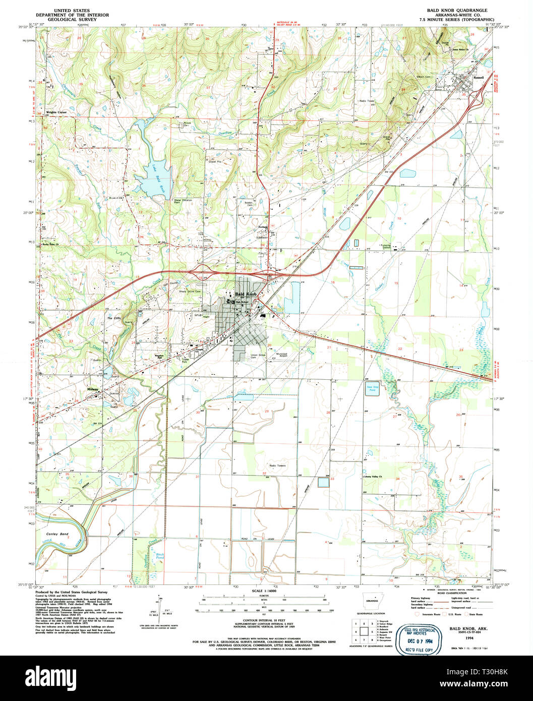 Map of bald knob hires stock photography and images Alamy