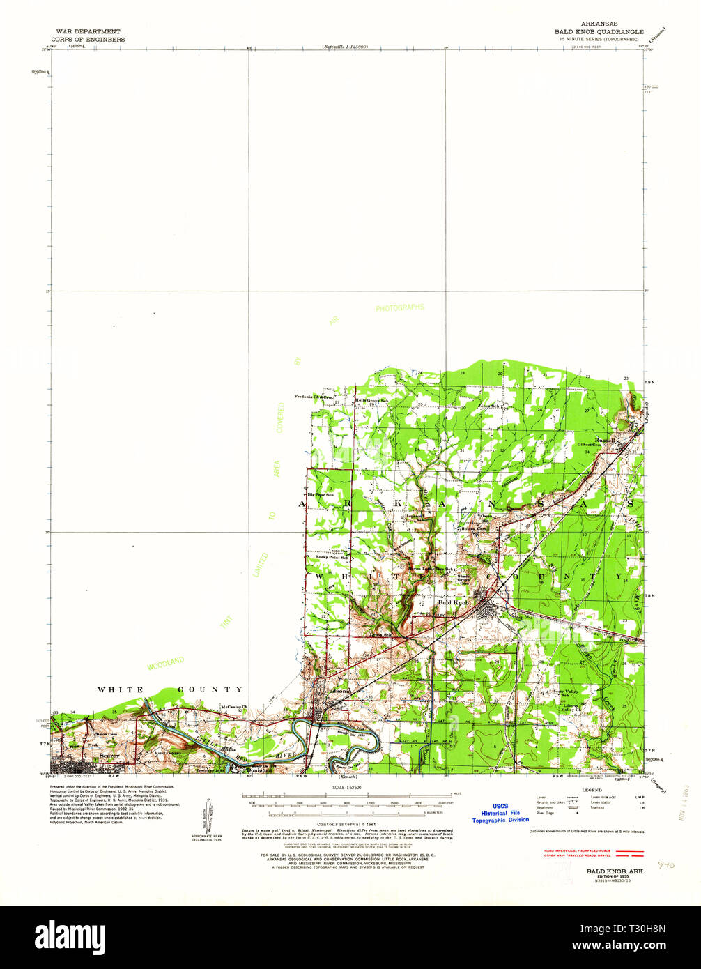 Bald knob map hires stock photography and images Alamy