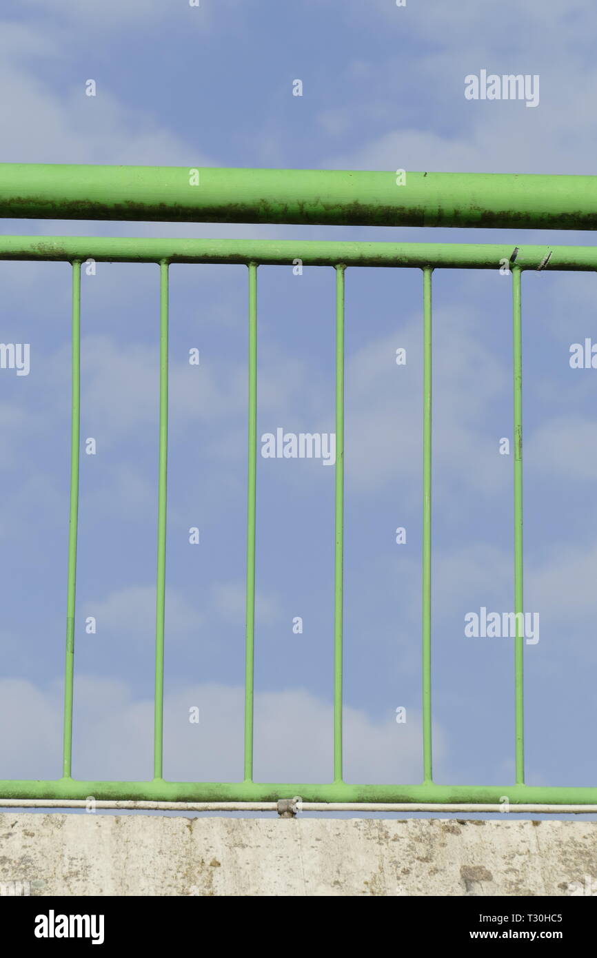 Green railing hi-res stock photography and images - Alamy