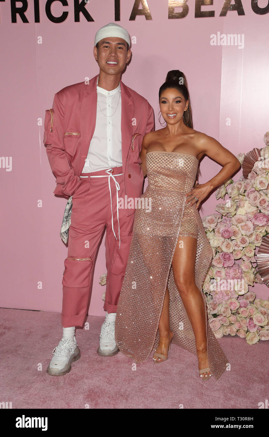 LOS ANGELES, CA -APRIL 4: Patrick Ta, Melissa Molinaro, at the Patrick