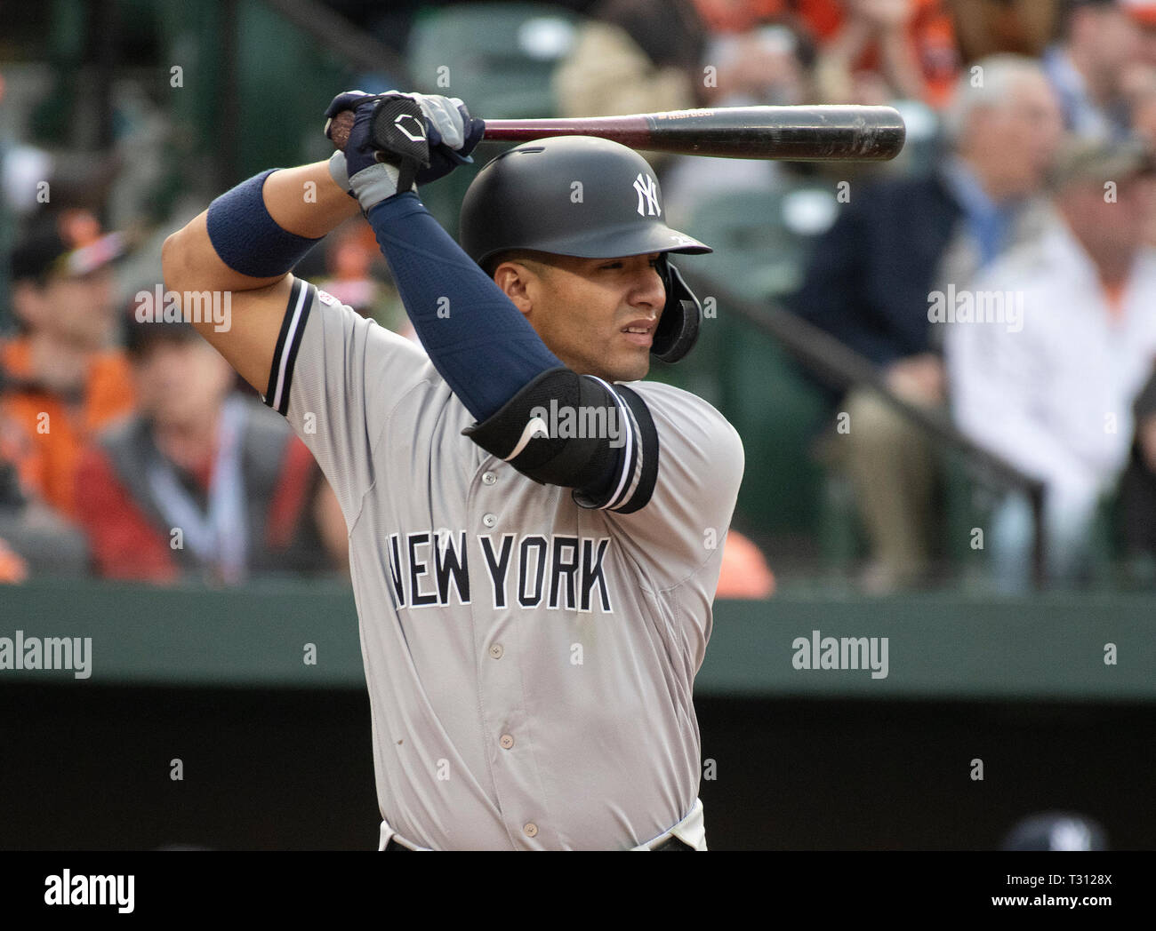 DENVER, CO - JULY 15: New York Yankees second baseman Gleyber Torres (25)  runs after hitting a first inning triple during a game between the New York  Yankees and the Colorado Rockies