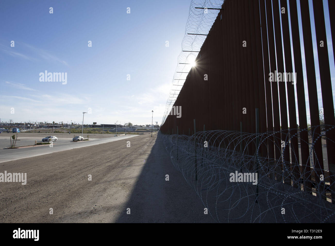 Calexico border fence hi-res stock photography and images - Alamy
