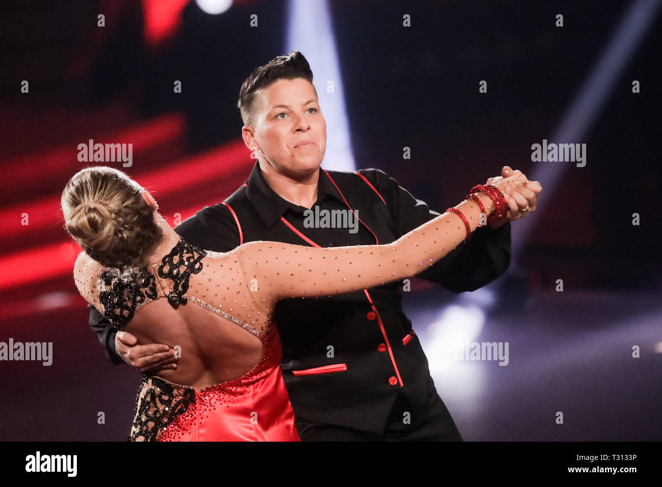 06 April 2019 North Rhine Westphalia Koln Kerstin Ott Singer And Regina Luca Professional Dancer Dance In The Rtl Dance Show Let S Dance At The Coloneum Photo Rolf Vennenbernd Dpa Stock Photo Alamy