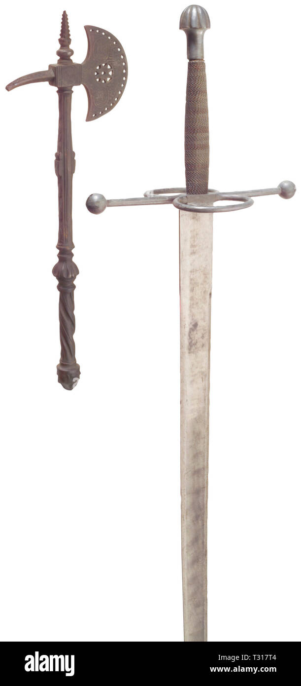 weapons, sword, 17th century, Additional-Rights-Clearance-Info-Not-Available Stock Photo