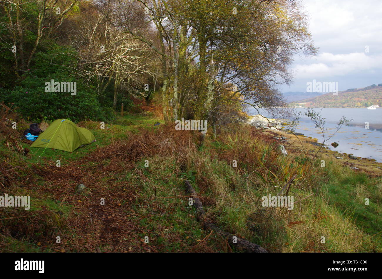 Camping Loch Lomond High Resolution Stock Photography And Images Alamy