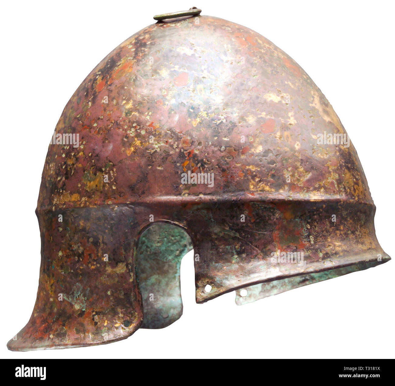 Body armour, helmets, Italic helmet, bronze, 4th century BC, Additional