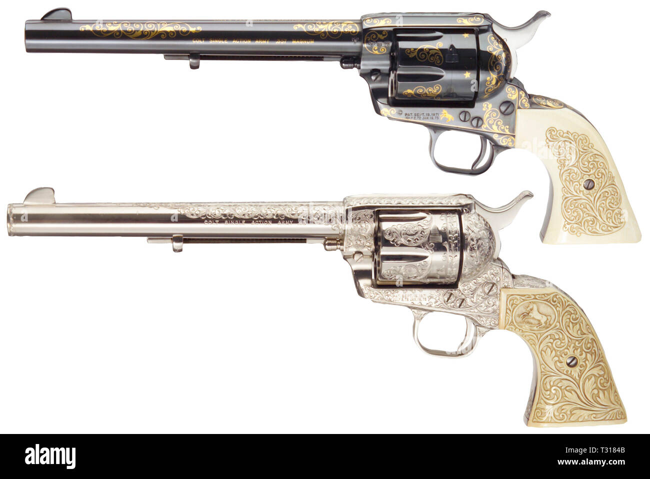 Small arms, revolver, Colt Single Action Army Model 1873 Peacemaker, caliber .45, Editorial-Use-Only Stock Photo