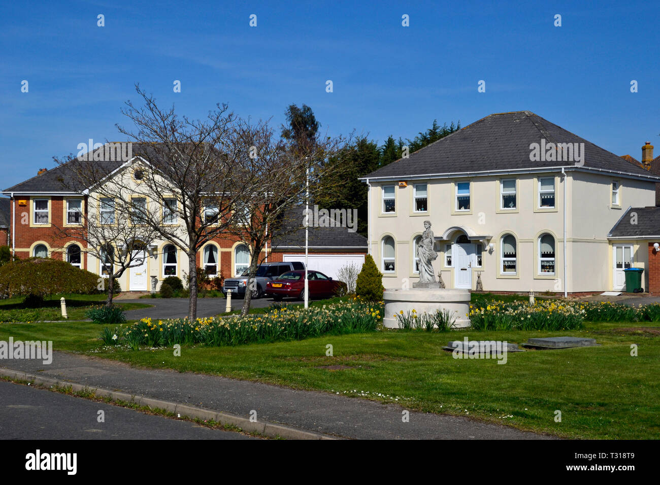 Houses on Watermead, Aylesbury, Buckinghamshire, UK Stock Photo Alamy