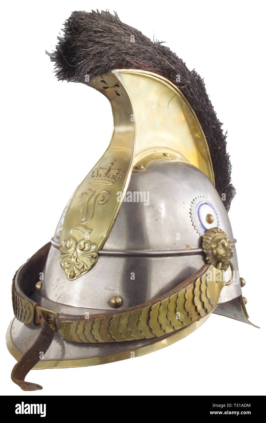 Body armour, helmets, Bavarian helmet model 1842 for enlisted men of cuirassiers, EditorialUse