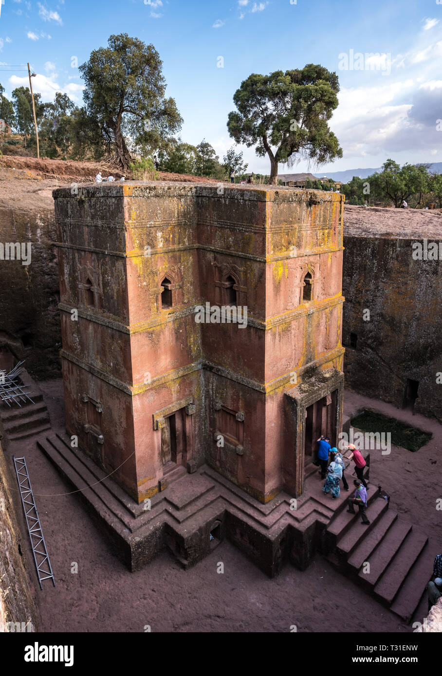 Famous RockHewn Church of Saint Bete