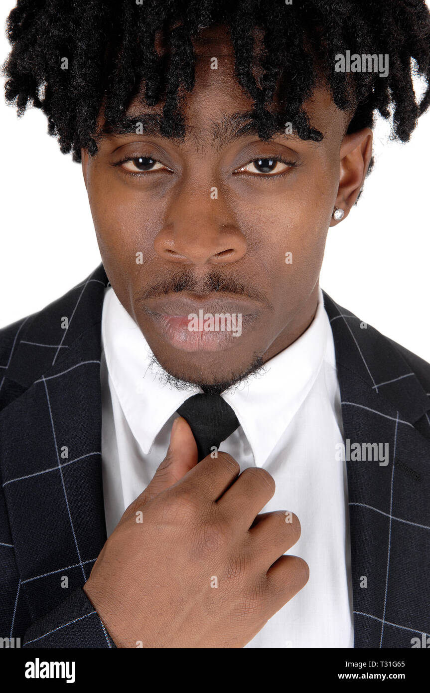 A Close Up Image Of An Black Man In A Suit And White Shirt And Tie