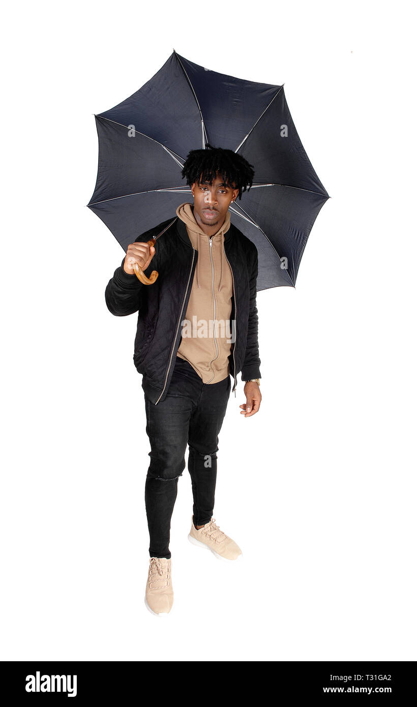 Serious black american model Cut Out Stock Images & Pictures - Alamy
