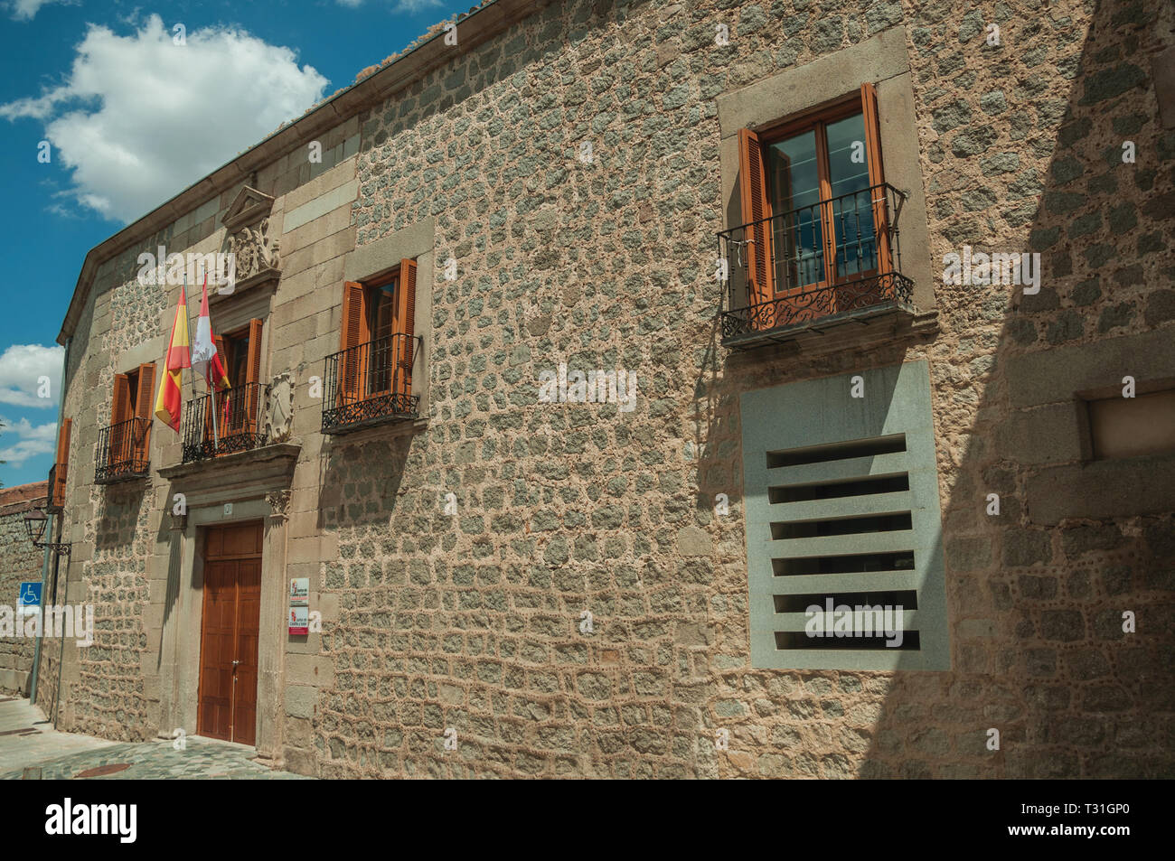 Flag of avila city hires stock photography and images Alamy