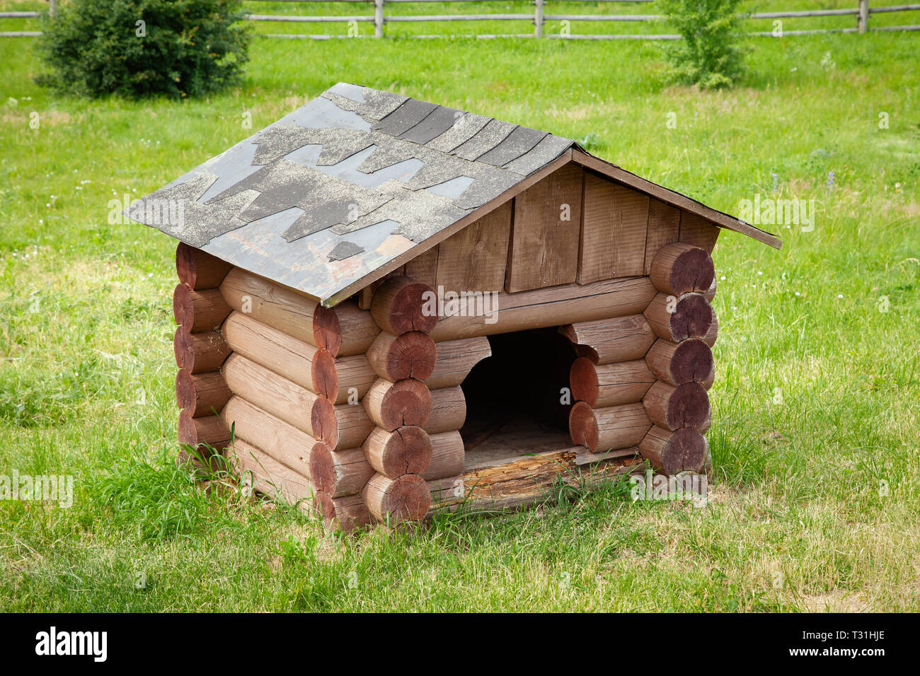 Wooden doghouse hires stock photography and images Alamy