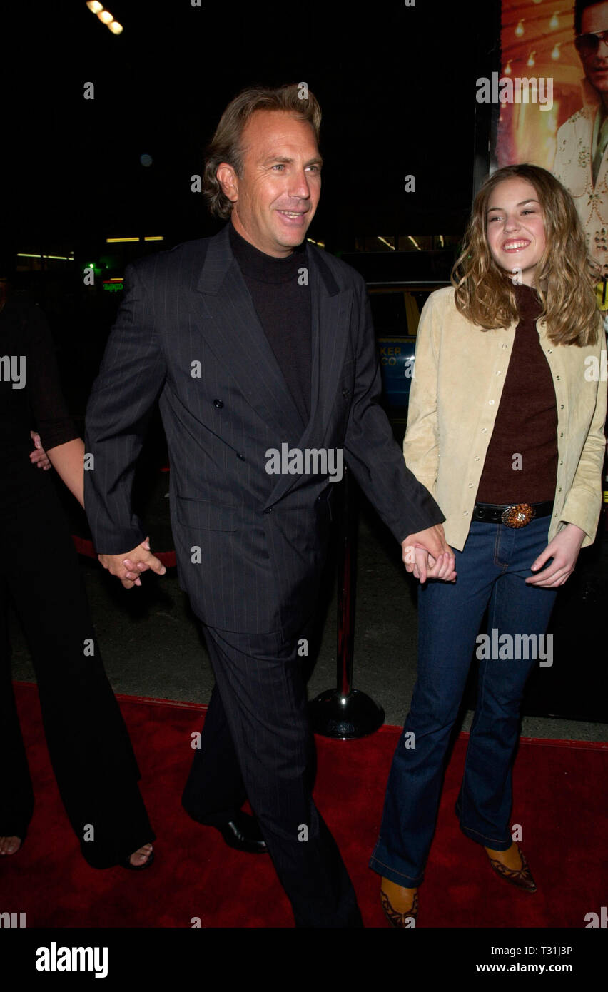 Los Angeles Ca February 20 2001 Actor Kevin Costner Daughter At The Hollywood Premiere Of His New Movie 3000 Miles To Graceland C Paul Smith Featureflash Stock Photo Alamy