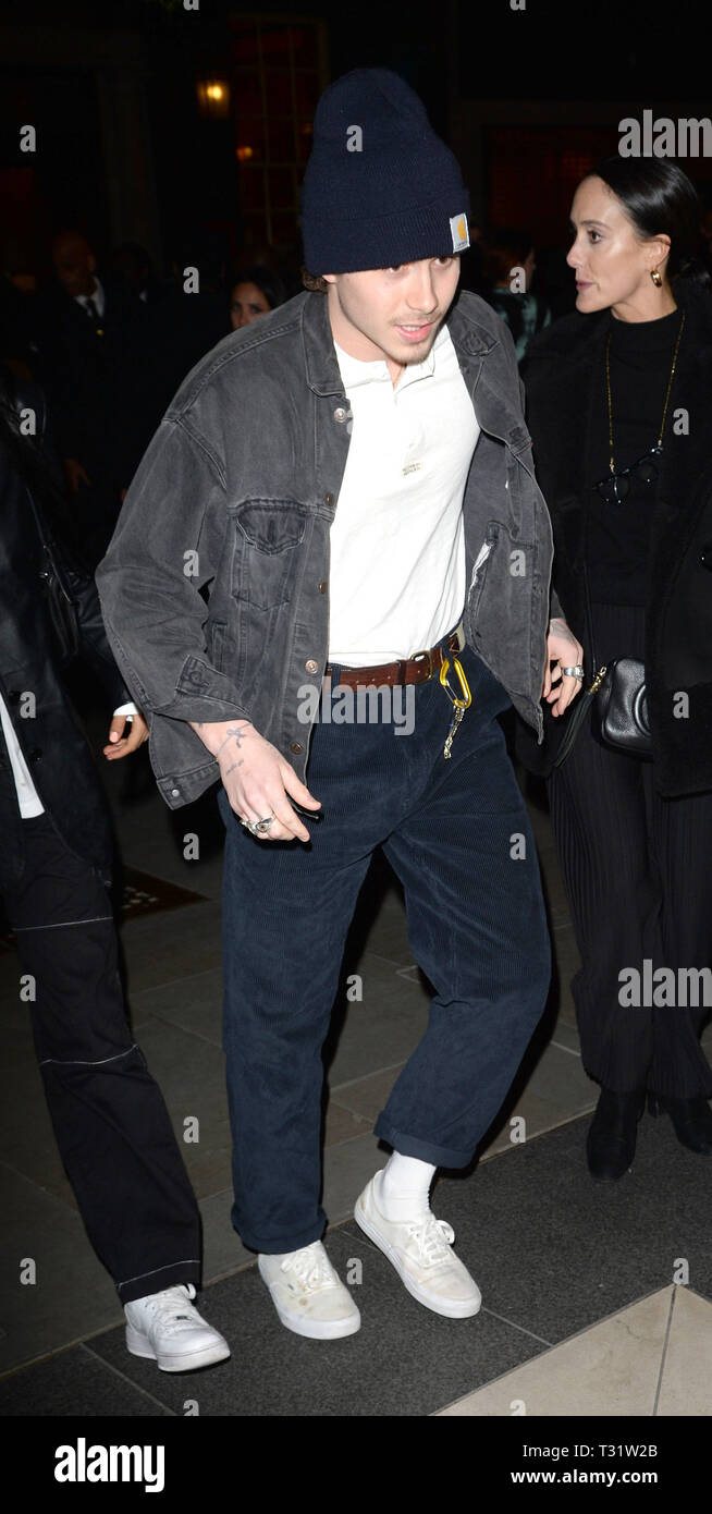 Photo Must Be Credited ©Alpha Press 078237 04/04/2019 Brooklyn Beckham
