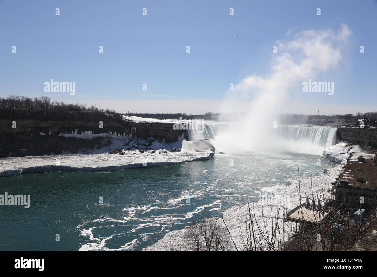 Niagara Falls winter Stock Photo