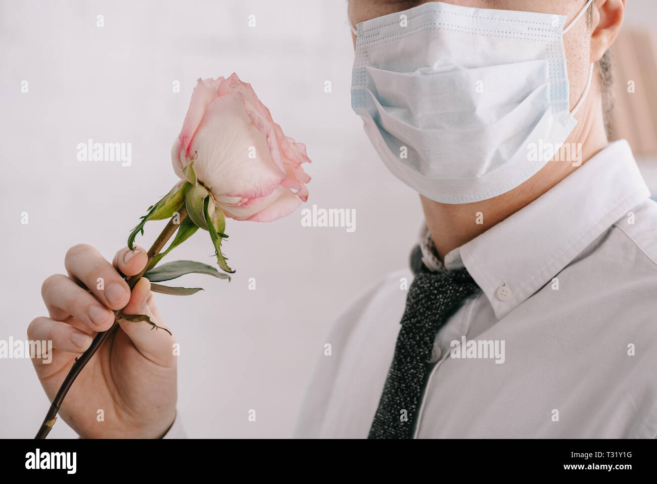 Download Mask With Rose High Resolution Stock Photography And Images Alamy PSD Mockup Templates